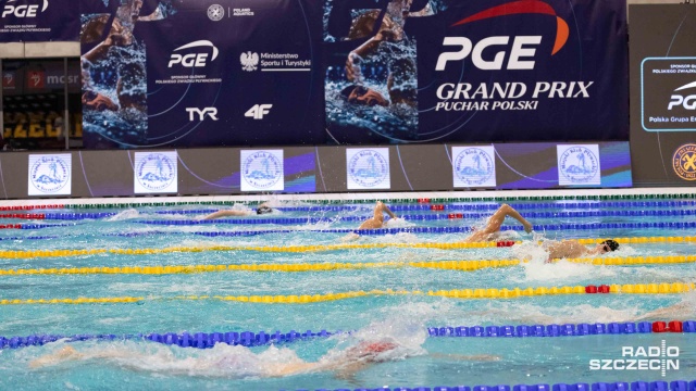 Fot. Robert Stachnik [Radio Szczecin] Szczecińscy pływacy na podium podczas Grand Prix Pucharu Polski [ZDJĘCIA]