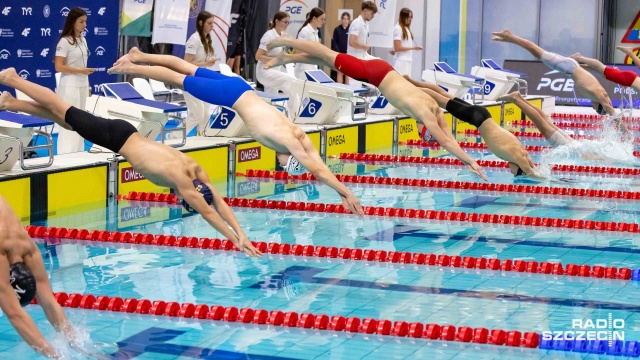 Fot. Robert Stachnik [Radio Szczecin] Szczecińscy pływacy na podium podczas Grand Prix Pucharu Polski [ZDJĘCIA]