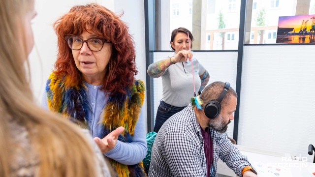 Fot. Robert Stachnik [Radio Szczecin] Uczniowie przekonali się, jak funkcjonują osoby ze spektrum autyzmu [ZDJĘCIA]