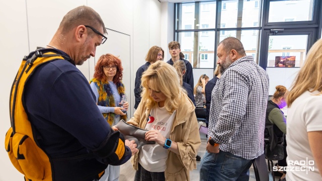 Fot. Robert Stachnik [Radio Szczecin] Uczniowie przekonali się, jak funkcjonują osoby ze spektrum autyzmu [ZDJĘCIA]
