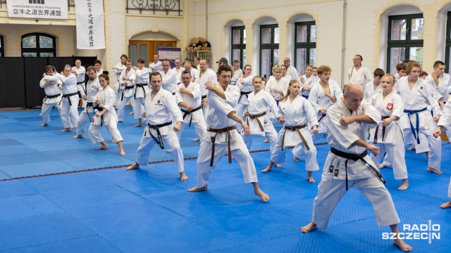 Fot. Robert Stachnik [Radio Szczecin] Treningi karate z senseiem Masamichim Otsuką z Japonii [ZDJĘCIA]