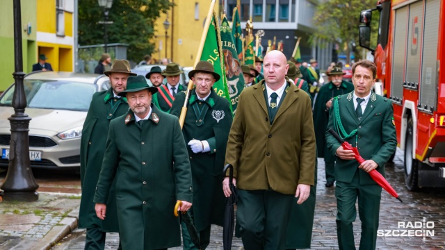 Fot. Robert Stachnik [Radio Szczecin] Obchody Dnia św. Huberta: myśliwi żyją w zgodzie i w szacunku z przyrodą [ZDJĘCIA]