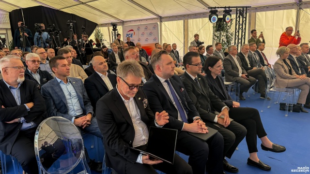 Fot. Wojciech Ochrymiuk [Radio Szczecin] Rozpoczęła się budowa Magazynu Energii Gryfino. Koszt inwestycji to ponad 1,14 mld zł [WIDEO, ZDJĘCIA]