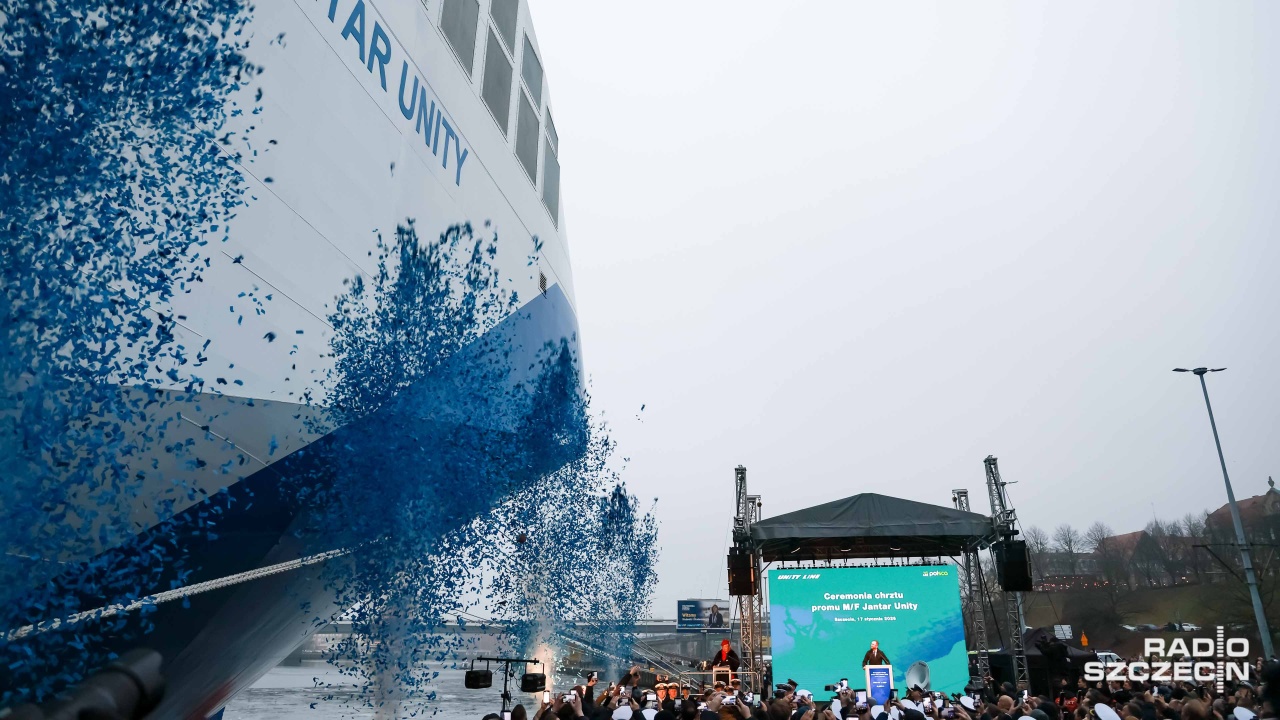 Chrzest promu Jantar Unity za nami. "To wielki dzień!" [WIDEO, ZDJĘCIA]