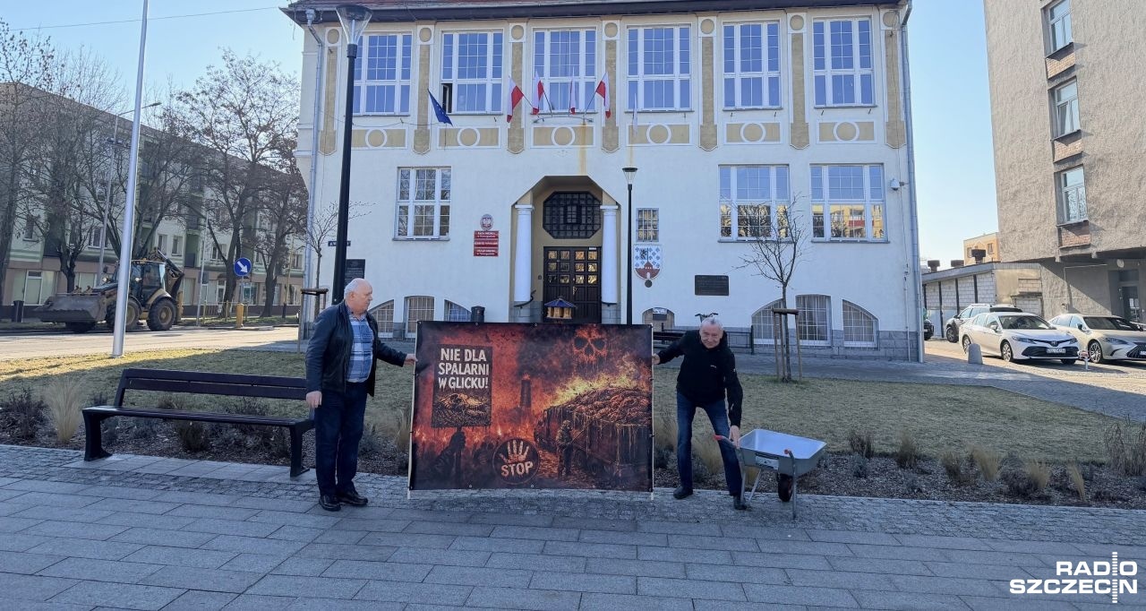 "Stop spalarni" - protest mieszkańców Glicka [ZDJĘCIA]