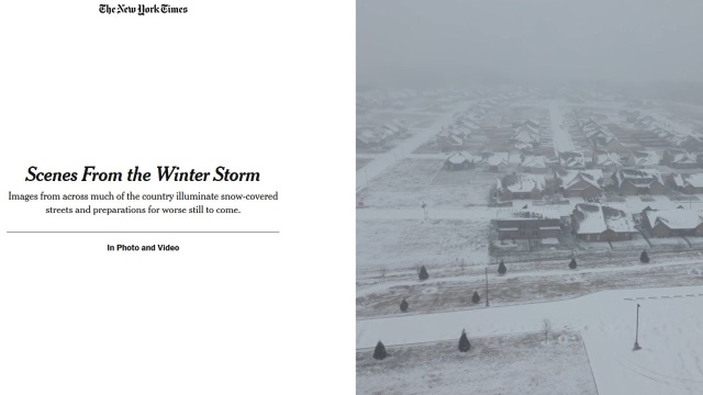 W wyniku trwającej burzy śnieżnej odciętych od prądu zostało niemal 890 tys. odbiorców, głównie na południu USA - wynika z danych PowerOutage.