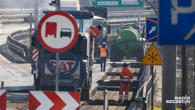 Od piątku całkowicie zamknięta dla ruchu, zarówno samochodów jak i tramwajów, zostanie część Nabrzeża Wieleckiego.