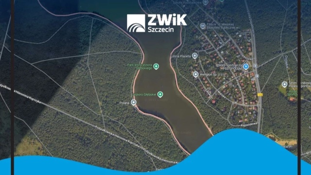 Trwa przepompowywanie wody z rzeki Gunicy do jeziora Głębokiego. Z tego powodu, poziom akwenu będzie sukcesywnie się podnosił.