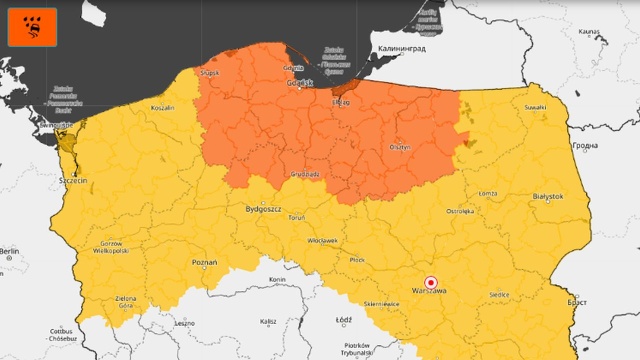 Jak informuje Instytut Meteorologii i Gospodarki Wodnej, przeważający obszar Europy będzie w zasięgu zatoki niżu z układem frontów atmosferycznych z okolic Wysp Brytyjskich, jedynie wschodnia i północna Europa będzie na skraju wyżu znad Rosji i Skandynawii.