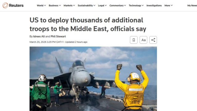 Stany Zjednoczone wyślą na Bliski Wschód tysiące żołnierzy piechoty morskiej oraz marynarzy - dowiedziała się agencja Reuters. W skład operacji wejdzie okręt desantowy USS Boxer i podległe mu jednostki.