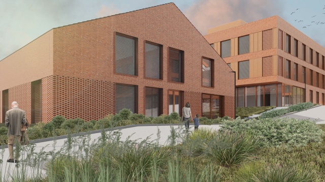 Przychodnia, szpital i SOR pojawią się w okolicy parku Fryderyka Chopina w Szczecinie, przy skrzyżowaniu ul. Wiosny Ludów i Zdrojowej.