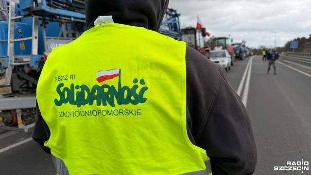 W Pyrzycach na S3 w południe rozpoczął się rolniczy protest.