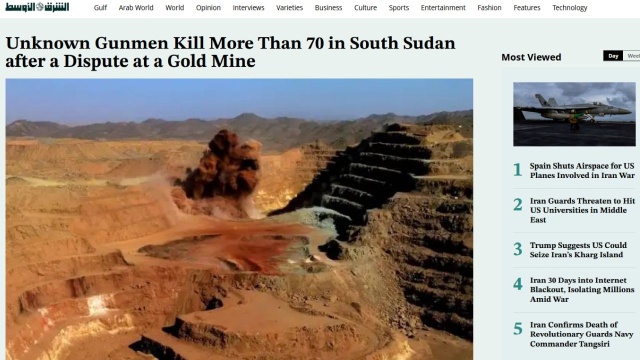 Według władz Sudanu Południowego do ataku doszło w miniony weekend w regionie Khor Kaltan, położonym ok. 70 km na południe od stolicy państwa - Dżuby.