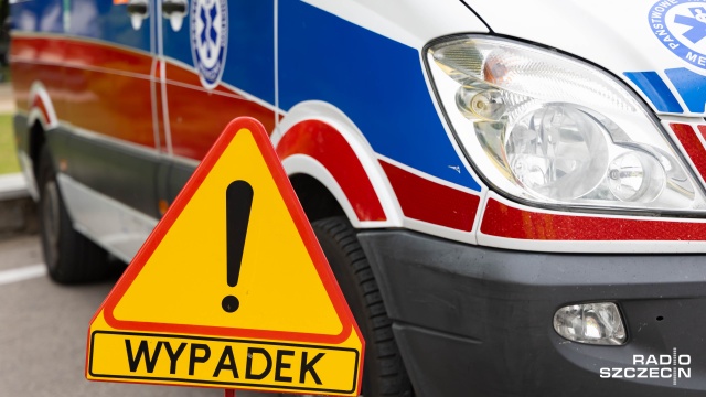 Wypadek na DK25 w powiecie szczecineckim między Bobolicami a Białym Borem.