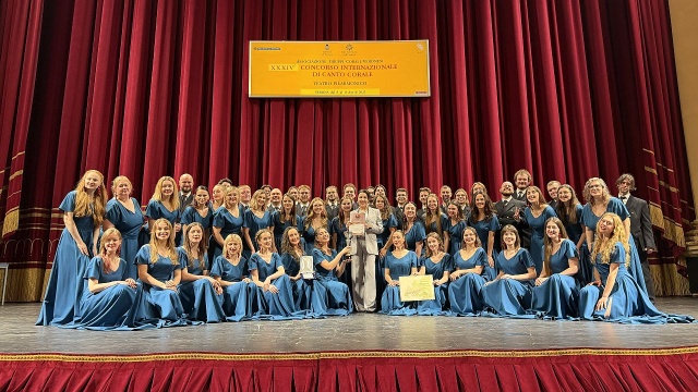 98 punktów na 100 możliwych zdobył w konkursie chóralnym w Weronie Chór Politechniki Morskiej.