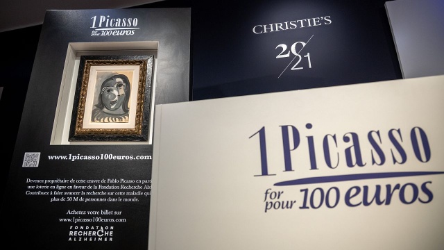 59-letni Ari Hodara z Paryża wygrał we wtorek obraz Pabla Picassa na loterii charytatywnej, z której dochody zasilą badania nad chorobą Alzheimera.
