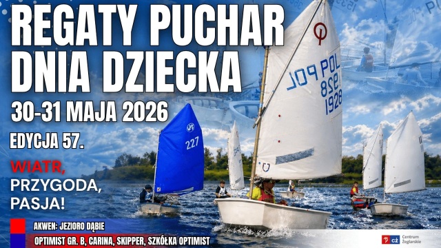 Sportowe emocje w szczecińskim Centrum Żeglarskim - ruszają 57. Regaty o Puchar Dnia Dziecka.