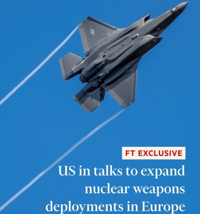Stany Zjednoczone rozmawiają z sojusznikami o możliwości rozszerzenia programu nuklearnego NATO na kolejne kraje Europy - informuje Financial Times.