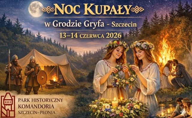 Słowiańskie zaproszenie na noc, która będzie trwała dwa dni: plecenie wianków, bitwa 200 wojów, pokaz konny, koncerty i góra pierogów... W Szczecinie-Płoni w sobotę i niedzielę odbędzie się Noc Kupały w Grodzie Gryfa.