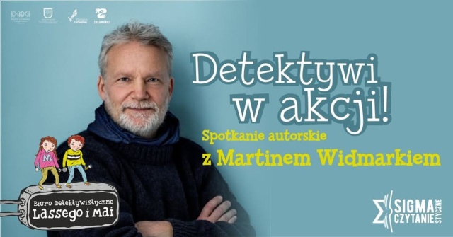Detektywistyczna intuicja i dziecięca ciekawość połączyły siły w Książnicy Pomorskiej. W ramach SIGMAstycznego Czytania odbyło się tam spotkanie autorskie z Martinem Widmarkiem.