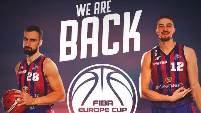 Koszykarze Kinga Szczecin będą reprezentować Polskę i Pomorze Zachodnie w rozgrywkach FIBA Europe Cup.