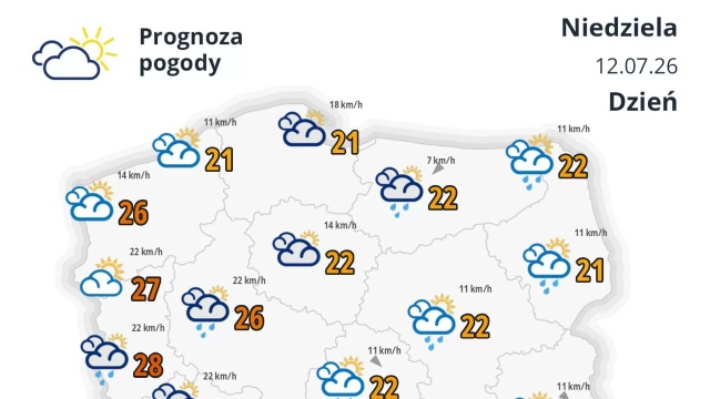 Jak informuje Instytut Meteorologii i Gospodarki Wodnej, nad północno-zachodnią i częściową zachodnią częścią Europy pogodę kształtuje wyż znad Morza Norweskiego.