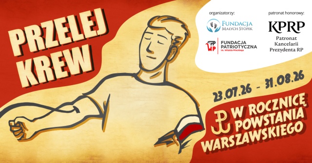 W rocznicę wybuchu Powstania Warszawskiego można oddać hołd w wyjątkowy sposób - oddając krew.