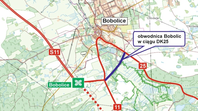 Wojewoda zachodniopomorski pozwolił na budowę obwodnicy Bobolic w ciągu DK25. Dzięki decyzji o zezwoleniu na realizację inwestycji drogowej (ZRID) Generalna Dyrekcja Dróg Krajowych i Autostrad w ciągu 30 dni przekaże wykonawcy plac budowy i będą mogły ruszyć prace w terenie - podała GDDKiA.
