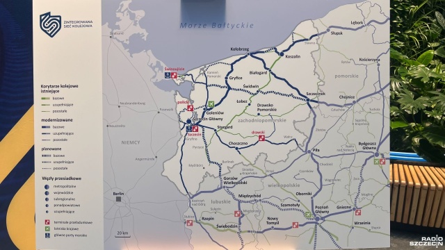 360 kilometrów nowych linii kolejowych ma powstać w województwie zachodniopomorskim w ramach planowanej Zintegrowanej Sieci Kolejowej. To perspektywa do 2035 roku. Wśród najważniejszych projektów dla regionu są między innymi modernizacja Nadodrzanki i połączenie Szczecina z Poznaniem przez Gorzów Wielkopolski.