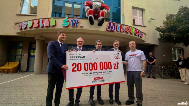20 milionów złotych na onkologię dziecięcą w szczecińskim szpitalu przy Unii Lubelskiej. Uniwersytecka jedynka otrzyma pieniądze z fundacji Cancer Fighters na kompleksową przebudowę.
