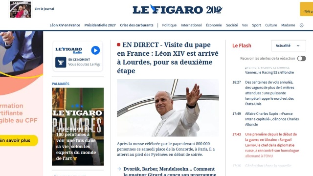 To było największe wydarzenie religijne we Francji od niemal trzydziestu lat. Papież Leon XIV, który rozpoczął w piątek wizytę nad Sekwaną, odprawił mszę świętą na Polach Elizejskich. Uczestniczyło w niej około 700 tysięcy osób.