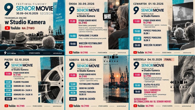 Festiwal Filmowy Senior Movie ruszył w Szczecinie. To kilkudniowy pokaz filmów tworzonych przez osoby po 60-tym roku życia.