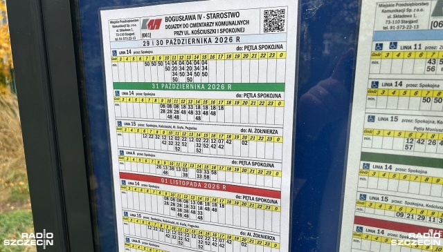 Dodatkowe linie autobusowe dowiozą mieszkańców Stargardu na cmentarze