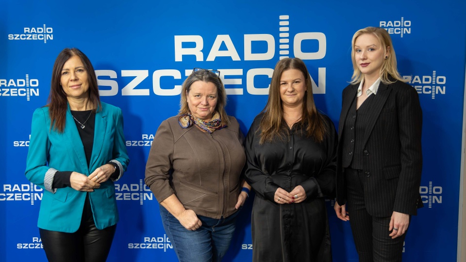 Dagmara Adamiak, Bogna Czałczyńska, Magdalena Sosnowska, Julia Szałabawka. Fot. Robert Stachnik [Radio Szczecin]