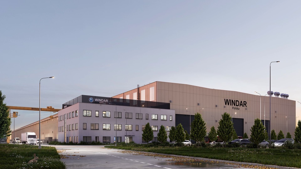 Wizualizacja fabryki. Mat. Windar Renovables