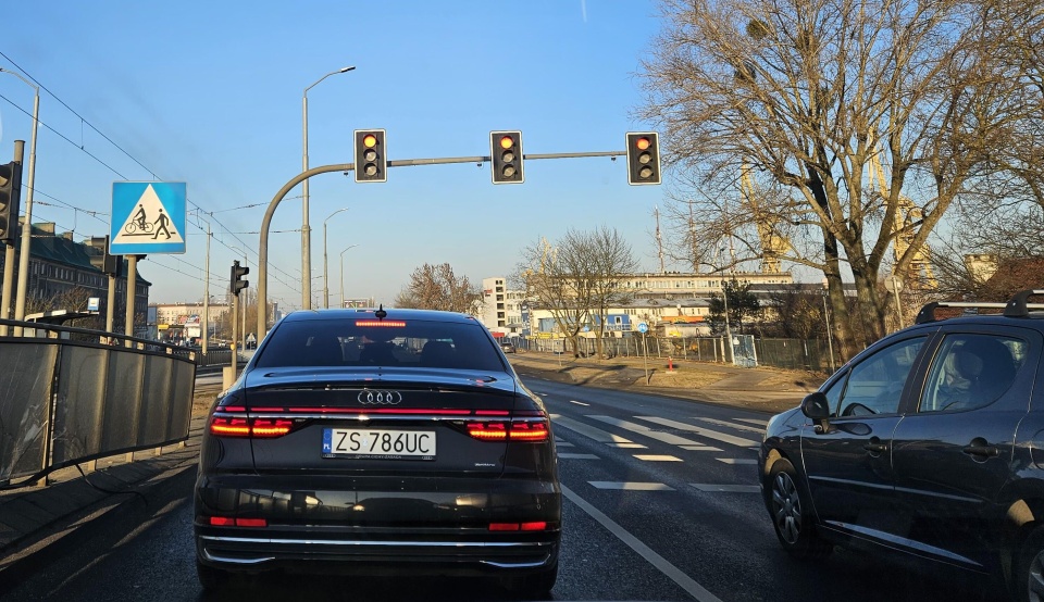 Światła na Gdańskiej czekają na naprawę po awarii