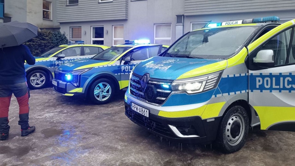 Trzy nowe radiowozy policji w Szczecinku