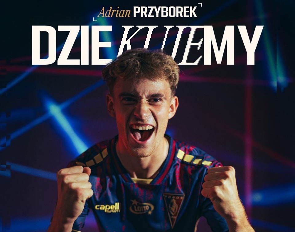 Adrian Przyborek. źródło: Pogoń Szczecin
