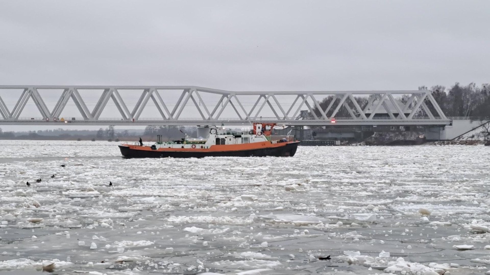 Kolejny dzień lodołamania na Odrze. Kra spływa swobodnie do ujścia rzeki [ZDJĘCIA]