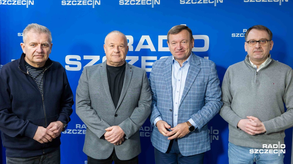 Bartosz Arłukowicz, Jarosław Rzepa, Artur Szałabawka, Dawid Krystek. Fot. Robert Stachnik [Radio Szczecin]