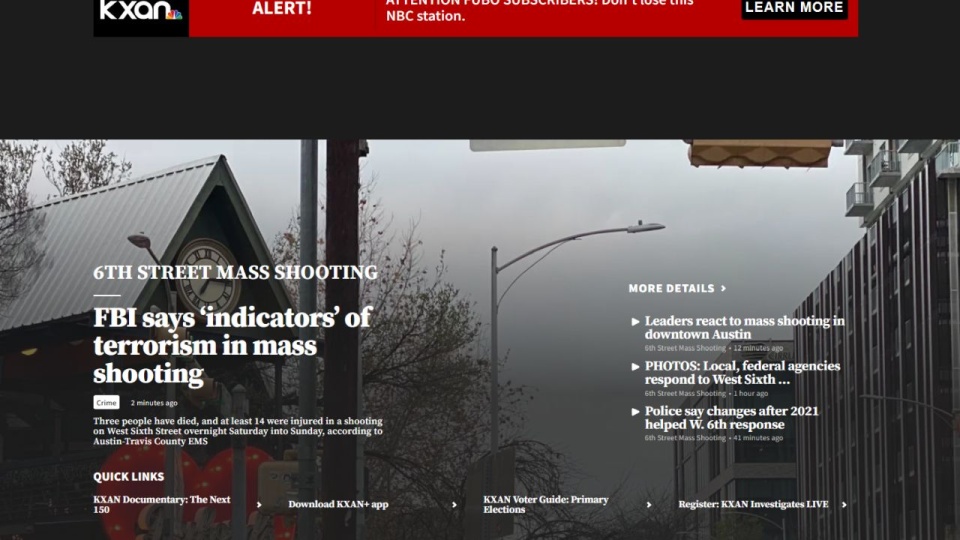 Trzy osoby zginęły, 14 rannych w strzelaninie w Austin