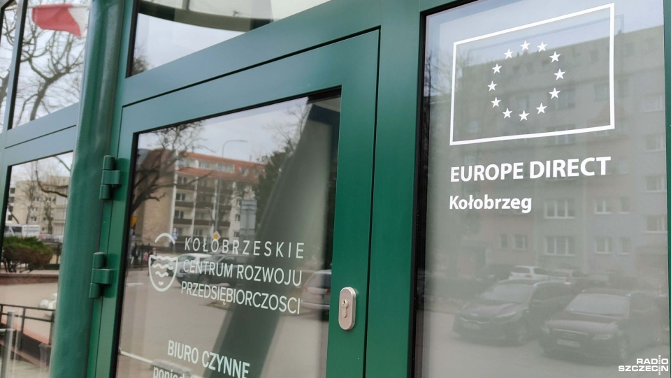 Punkt Europe Direct w Kołobrzegu. Fot. Przemysław Polanin [Radio Szczecin]