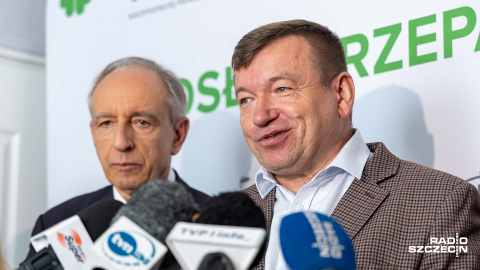 Jarosław Rzepa, Władysław Teofil Bartoszewski. Fot. Robert Stachnik [Radio Szczecin]