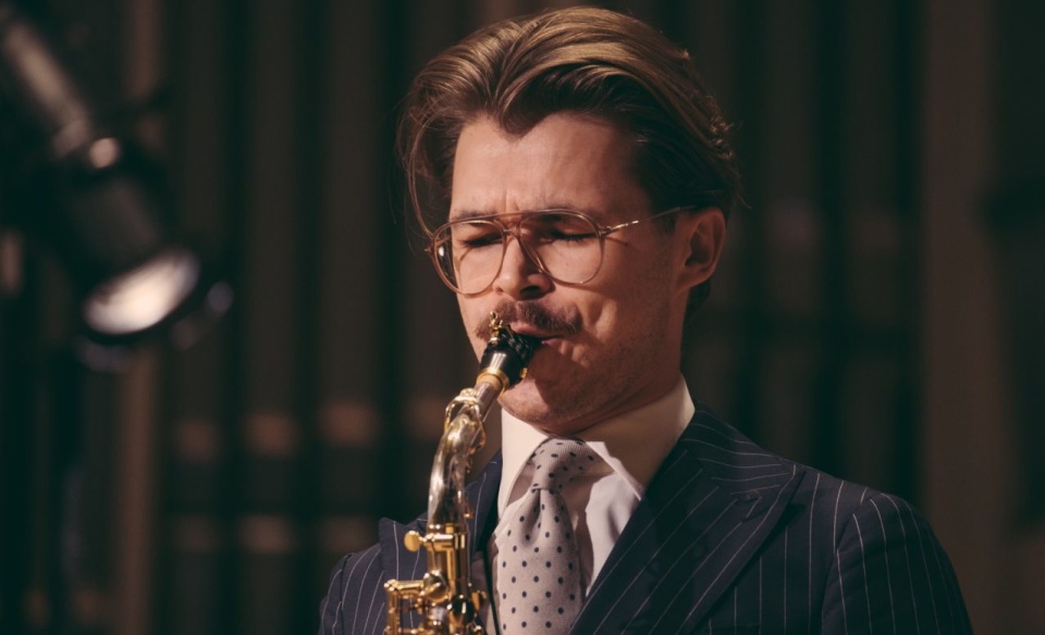 Łukasz Dyczko – saksofonista. Fot. Materiały prasowe artysty