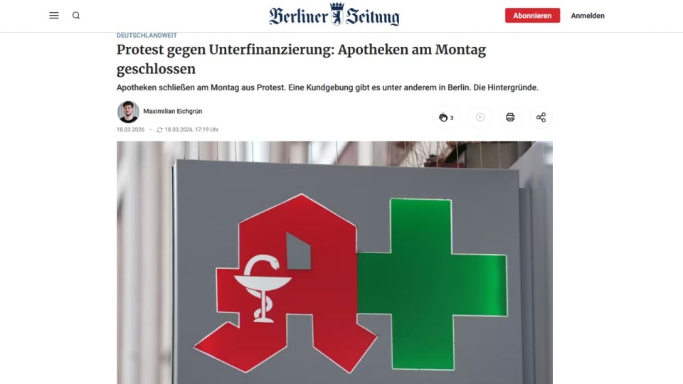 Strajk w niemieckich aptekach