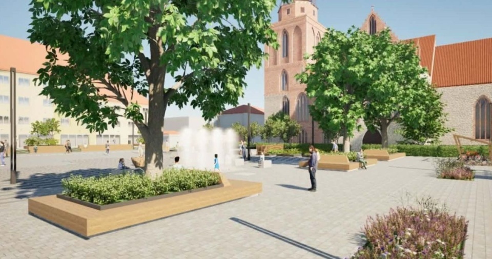 Plac Barnima w Gryfinie doczekał się przebudowy