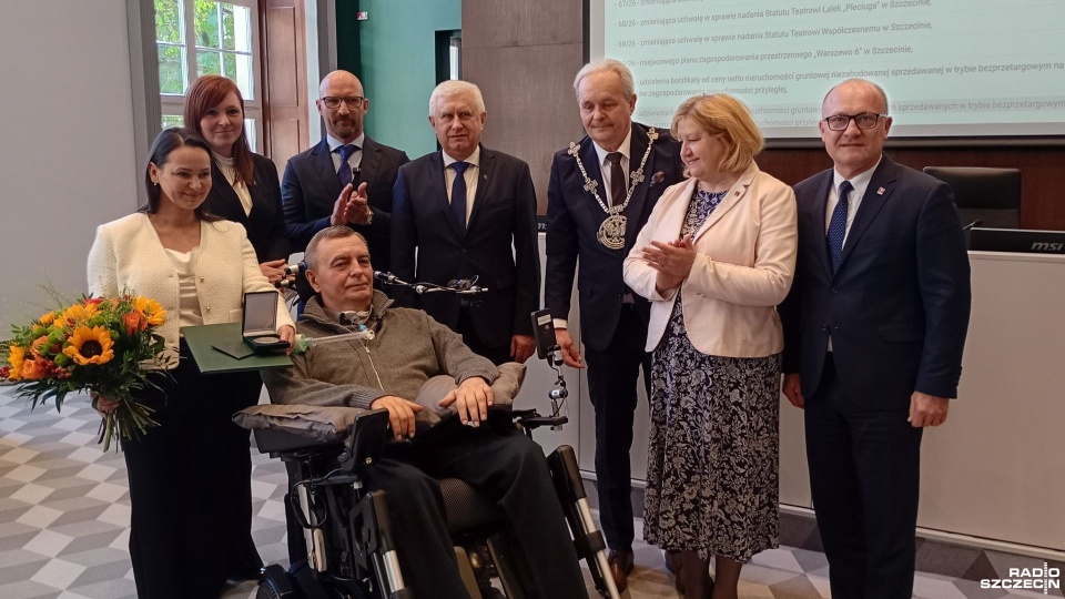 Legendarny napastnik Pogoni jest od teraz "Zasłużonym dla Miasta Szczecina"