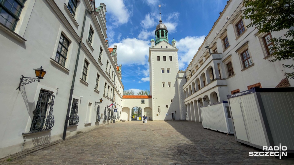 Remont dziedzińców Zamku Książąt Pomorskich