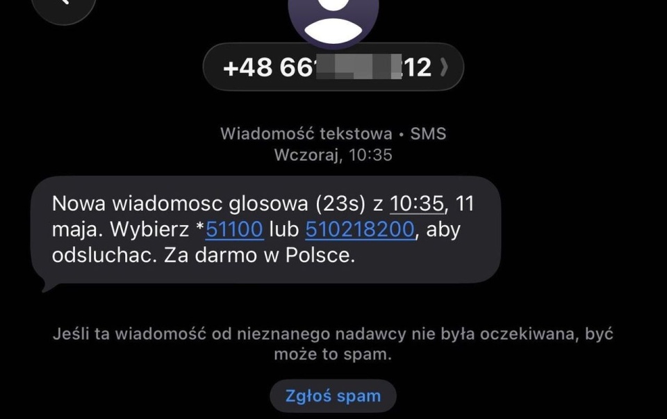 Metoda oszustwa na SMS - policja ostrzega