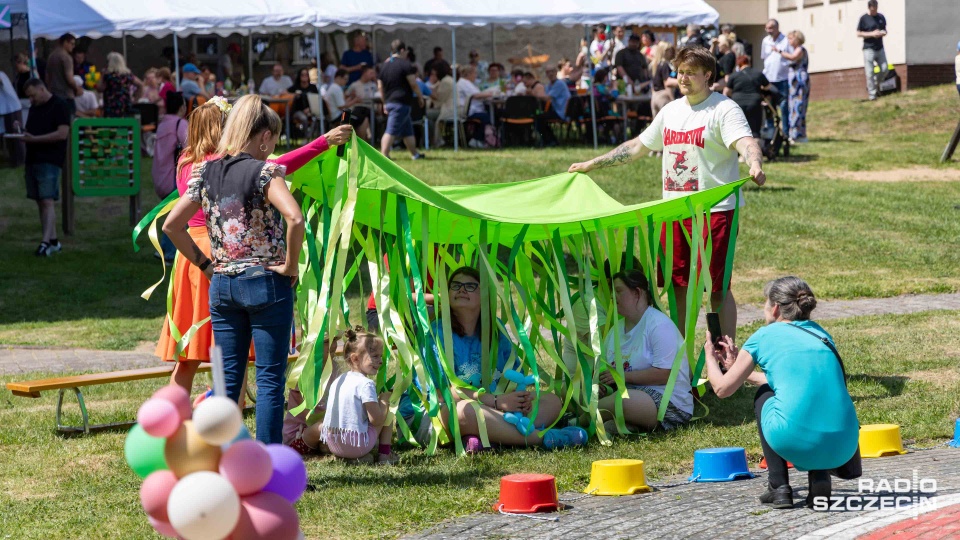 Piknik rodzinny przy ulicy Polickiej [FOTO, WIDEO]